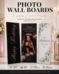 SPECIAL GRAD DEAL 3X6 PHOTO BOARD WALL – Image 1