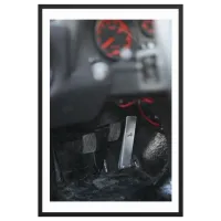 Renault Alpine A310 Gas Pedal – Framed Print – Image 3