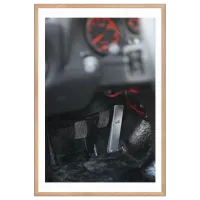 Renault Alpine A310 Gas Pedal – Framed Print – Image 2