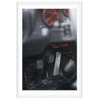 Renault Alpine A310 Gas Pedal – Framed Print – Image 4