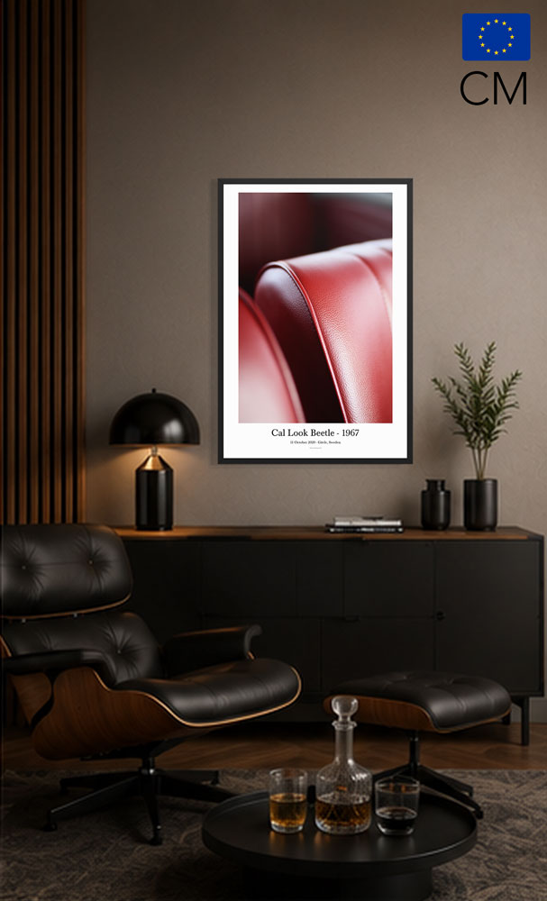 Cal Look Beetle 1967 – Framed Interior Print – Image 2