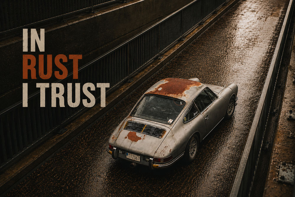 Porsche 912 - In Rust I Trust - Enamel Mug – Image 2