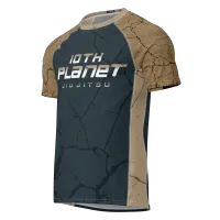 Unisex Short Sleeve Rashguard - Tidal Fracture – Image 1