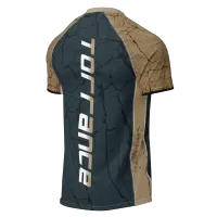 Unisex Short Sleeve Rashguard - Tidal Fracture – Image 2