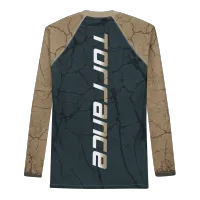 Men's Long Sleeve Rashguard - Tidal Fracture  – Image 2
