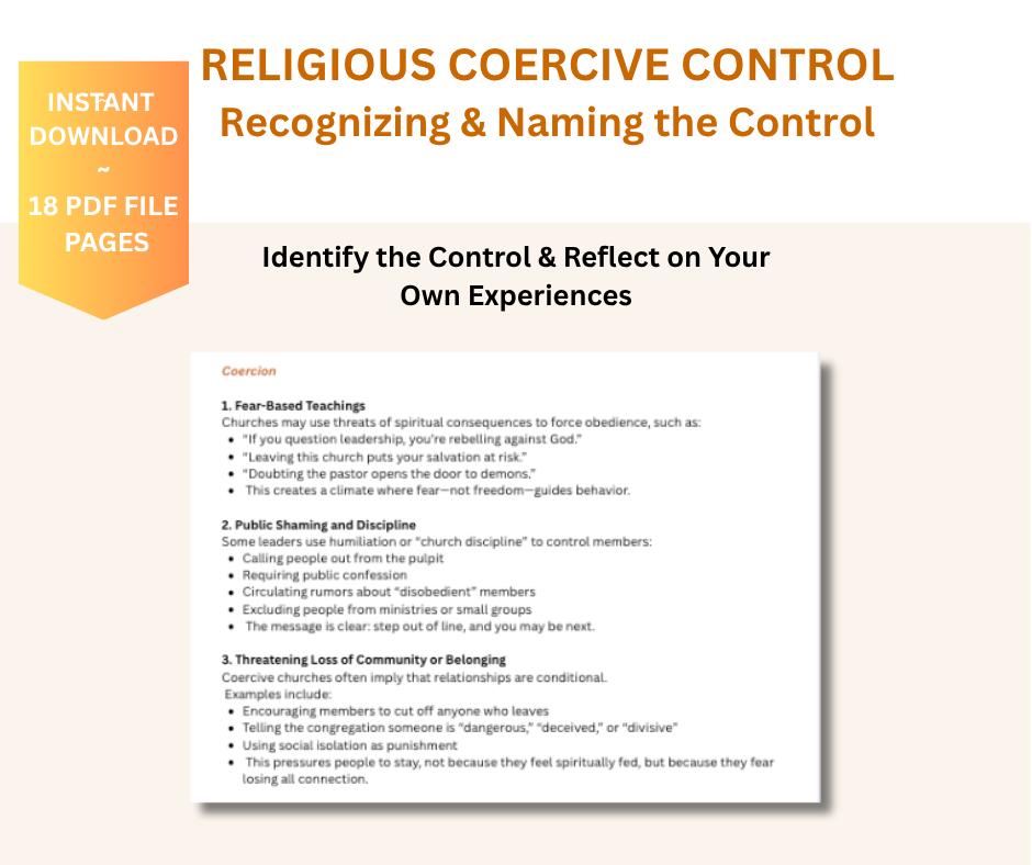Spiritual Manipulation Workbook: Identify & Heal Religious Trauma – Image 4