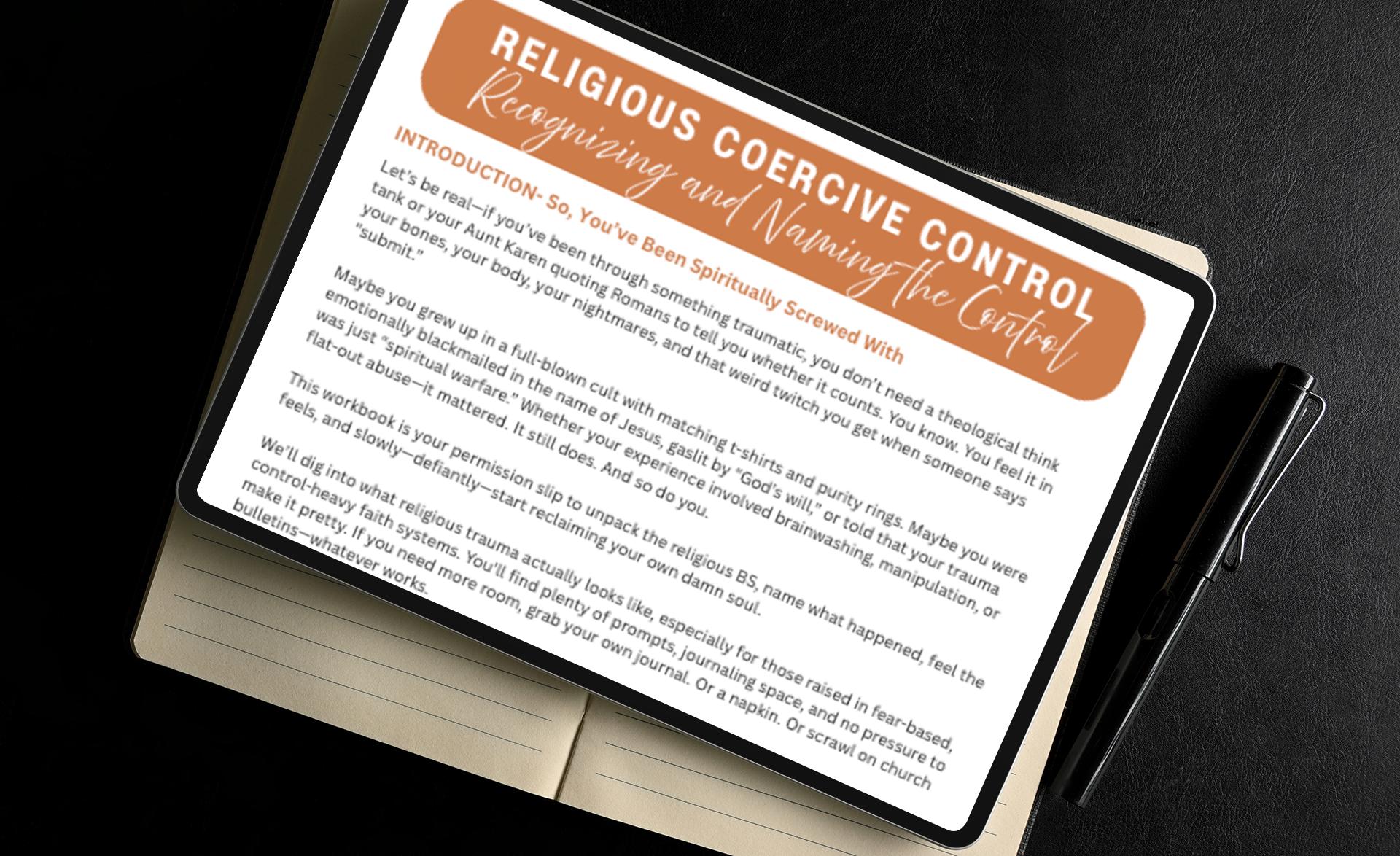 Spiritual Manipulation Workbook: Identify & Heal Religious Trauma – Image 2