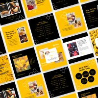 Social Media Bundle – Healthy Drinks, Gel, Honey Edition – Image 2