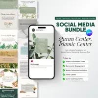 Social Media Bundle – Quran Center, Islamic Center Edition – Image 1