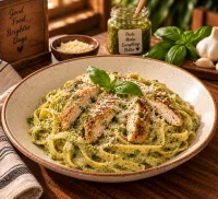 Creamy Chicken Pesto Pasta – Image 1