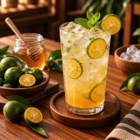 Calamansi Honey Fizz – 12 oz