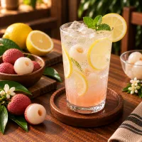 Lychee Lemon Fizz – 12 oz
