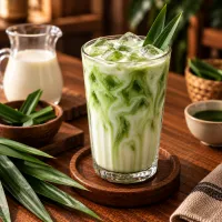 Pandan Gatas – 12 oz, Hot