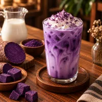 Ube Gatas – 12 oz, Hot