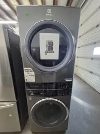 Electrolux ELTE760CAT3 Laundry Tower Washer Dryer Combo in Titanium – Image 1