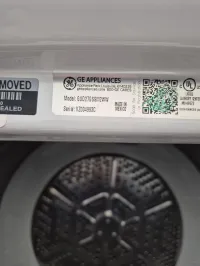 GE GUD27GSSM2WW Unitized Washer Dryer Gas Laundry Center White – Image 5