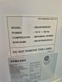 Samsung RB10FSR4ESR 24” Bottom Freezer Refrigerator Stainless Steel 11.3 cu.ft ENERGY STAR Compact Fridge – Image 4