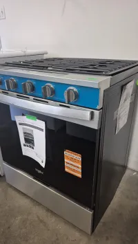 Whirlpool WSGS7530RZ0 30” Smart Slide-In Gas Range Stainless Steel Air Fry Convection Stove – Image 2