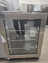 Hisense HBIC164N6SS 24" Beverage Cooler 164 Can Stainless Steel Glass Door Beverage Center – Image 1