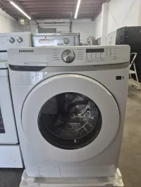 Samsung 4.5 Cu.Ft Front Load Washer WF45T6000AW – White – Image 1