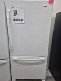 Amana Bottom Freezer Refrigerator ABB2224BRW05 – White – Image 1