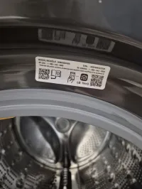 LG WM6500HBA 5.8 Cu.Ft Front Load Washer – Black Steel – Image 3