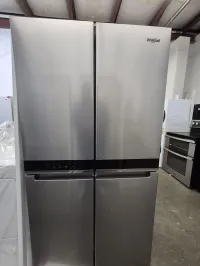 Whirlpool WRQA59CNKZ 4-Door French Door Fridge – 19.4 Cu.Ft, Ice Maker, Stainless Steel – Image 1
