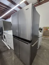 Whirlpool WRQA59CNKZ 4-Door French Door Fridge – 19.4 Cu.Ft, Ice Maker, Stainless Steel – Image 2