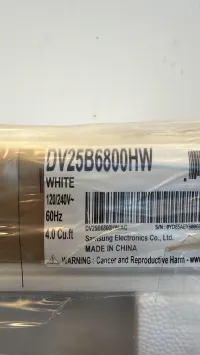 Samsung DV25B6800HW/AC & WW25B6800AW/AC Compact Washer & Heat Pump Dryer Set – Image 5