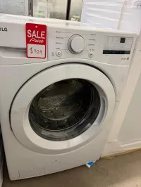 LG WM3400CW 5.2 Cu. Ft. Front Load Washer – Image 1