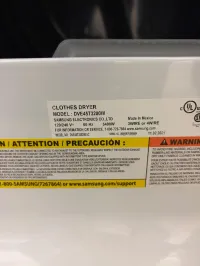 Samsung WA44A3205AW / DVE45T3200W Washer Dryer Set – Image 5