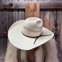 Atwood Paxton Ramsey Straw Cowboy Hat – Image 1