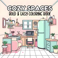 Cozy space coloring book – Image 1