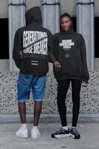 Hoodie - Generational Curse Breaker – Black, XX-Large