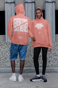 Hoodie - Generational Curse Breaker – Blush, Medium