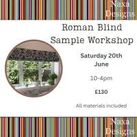 Roman Blind Sample Workshop-deposit – Image 1