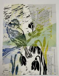 Changing of the Seasons-Lino Print – Image 3