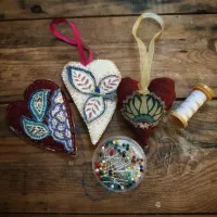 Slow Stitch Appliqué And Embroidery Keepsake Hanging-deposit – Image 1