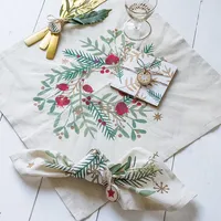 Stencilling the Festive Season – White