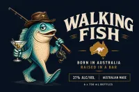 Walking Fish Vodka – 6 x 750 mL Carton – Image 1