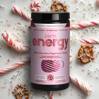 White Chocolate Peppermint Pretzel – Canister 20 Servings