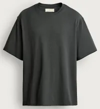 Midnight Oversized Tee – Charcoal