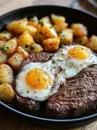 Top Sirloin Steak & Eggs – Image 1