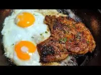 Charbroiled Pork Chops & Eggs – Image 1
