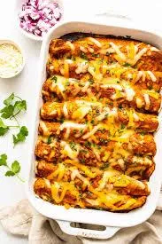 Beef or Chicken Enchilada – Image 1