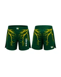 - Grappling/MMA Shorts - Surge (Green&Yellow) – Image 1