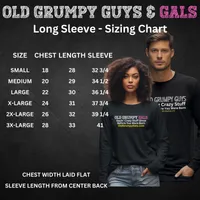 Warning Grumpy Old Guy Long Sleeve T-Shirt – Image 6