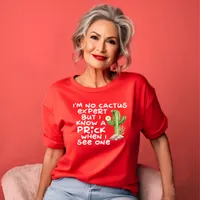 I'm No Cactus Expert Women's T-Shirt – Women's T-Shirt, Red, 2X-Large