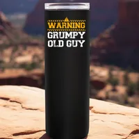 Warning Grumpy Old Guy Tumbler – 20 oz
