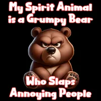My Spirit Animal is a Grumpy Bear Sweatshirts – Image 5